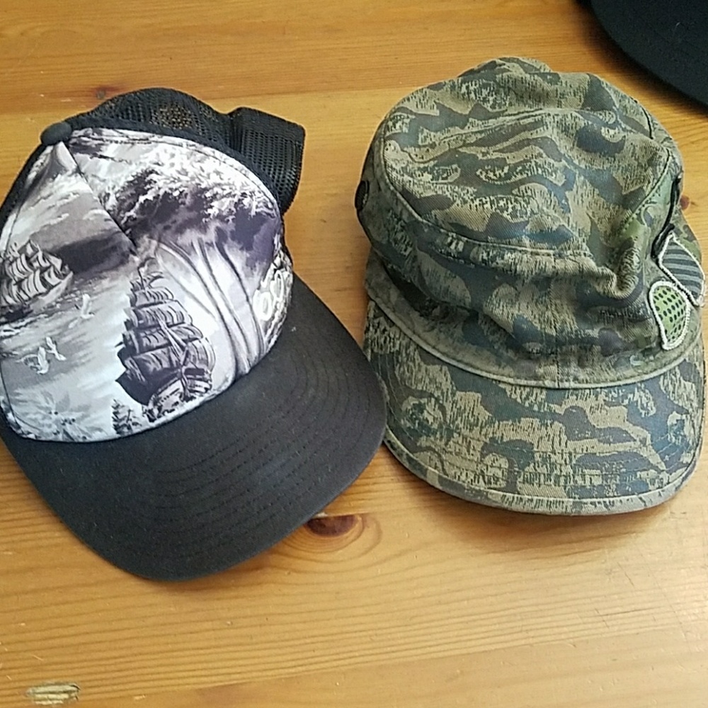 2 kids/boys hats $12 for both